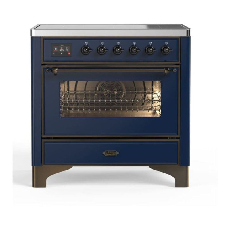 ILVE UMI09NS3MBB Majestic II 36 in. Induction Range in Midnight Blue