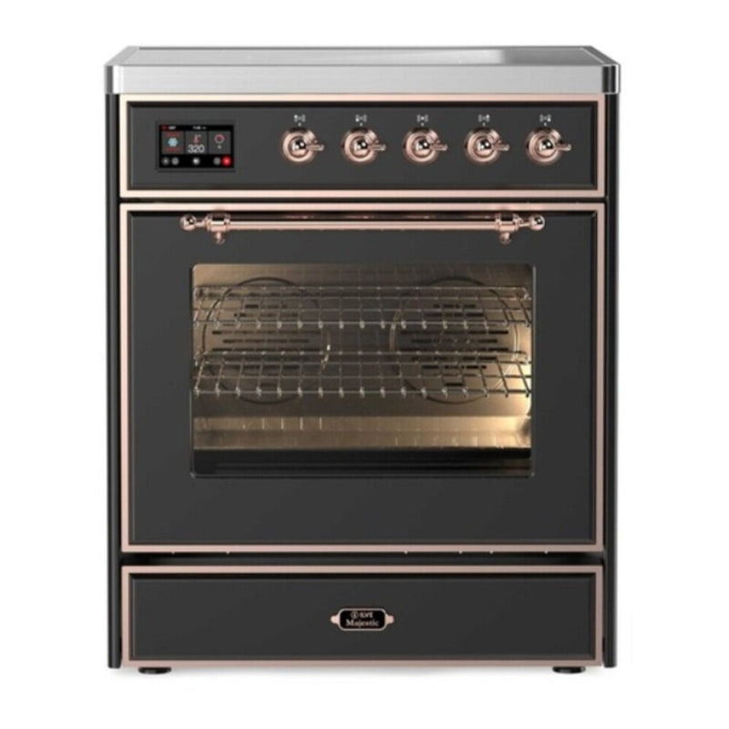 ILVE UMI30NE3MGP Majestic II 30 in. Induction Range in Graphite Matte