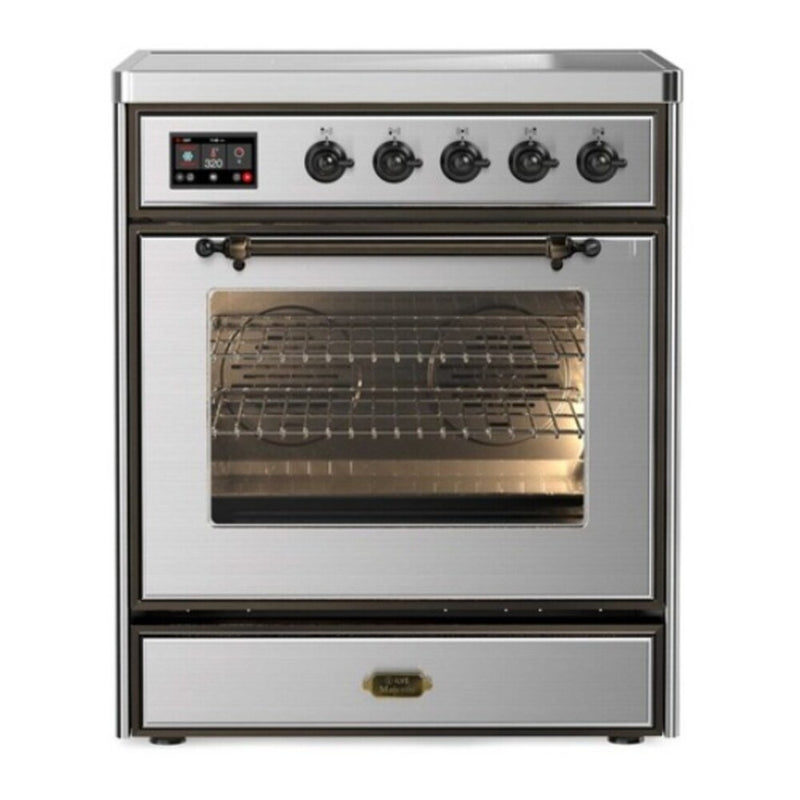 ILVE UMI30NE3SSB Majestic II 30 in. Induction Range in Stainless Steel