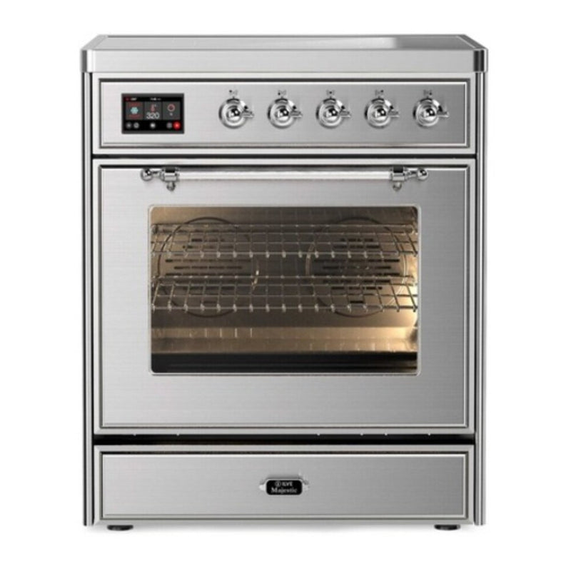 ILVE UMI30NE3SSC Majestic II 30 in. Induction Range in Stainless Steel