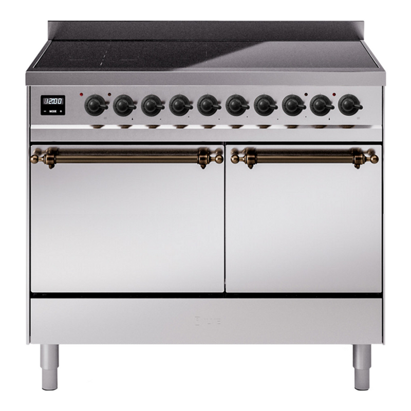 ILVE UPDI406QNMPSSB Nostalgie II 40 in. Induction Range in Stainless Steel