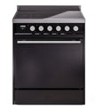 ILVE UPI304QMPBK Professional Plus II 30 inch Induction Range (Solid Door, Glossy Black)