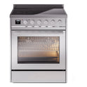 ILVE UPI304WMPSS Professional Plus II 30 inch Induction Range (Triple Glass Door, Stainless Steel)