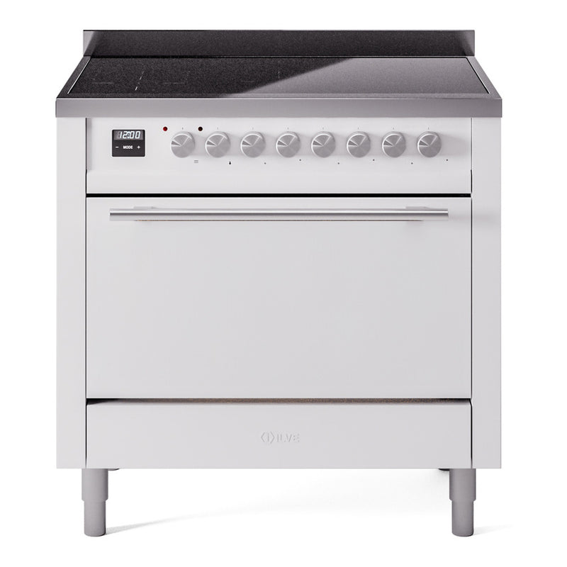 ILVE UPI366QMPWH Professional Plus II 36 in. Induction Range in White