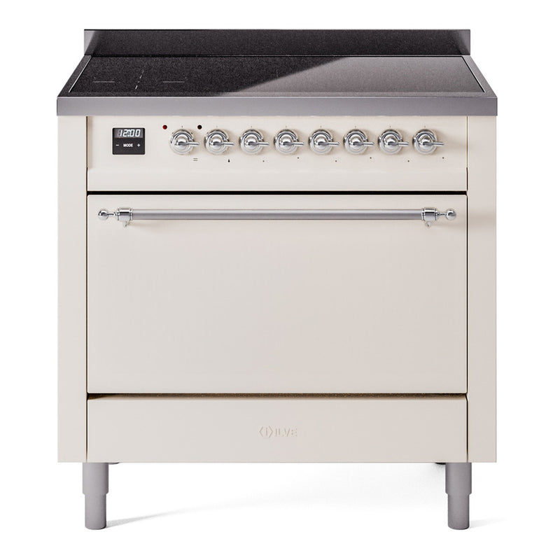 ILVE UPI366QNMPAWC Nostalgie II 36 in. Induction Range in Antique White