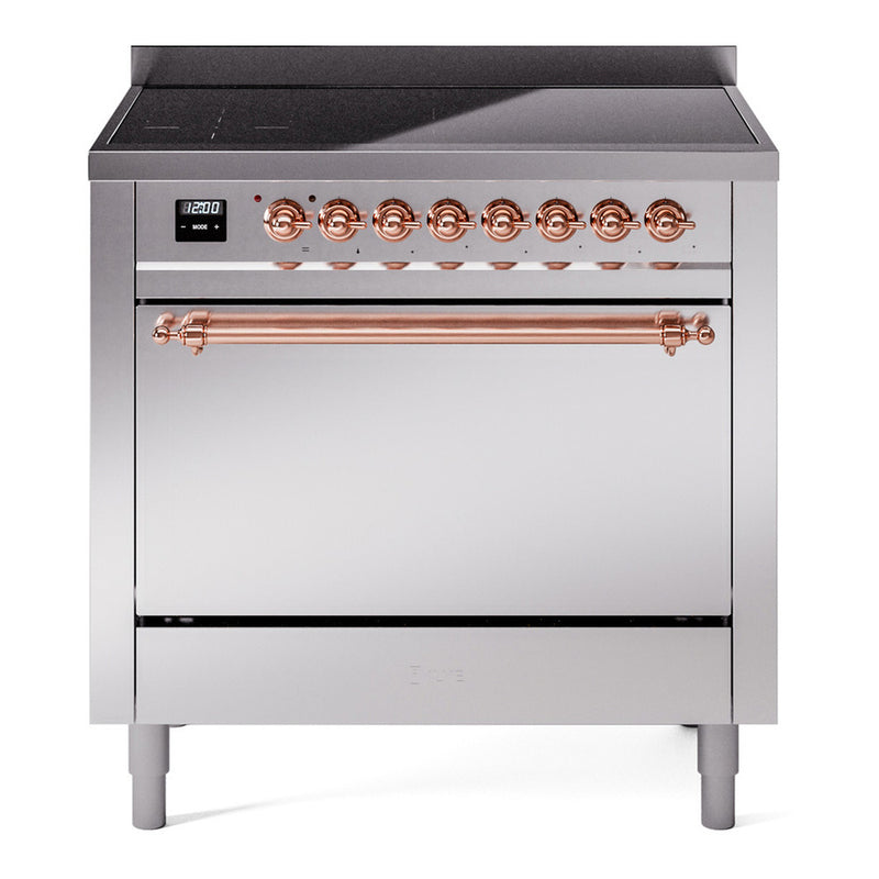 ILVE UPI366QNMPSSP Nostalgie II 36 in. Induction Range in Stainless Steel
