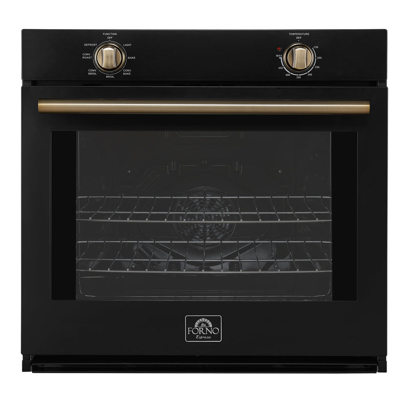 Forno FBOEL1370-30BLK Vomero 30 in. Wall Oven in Black