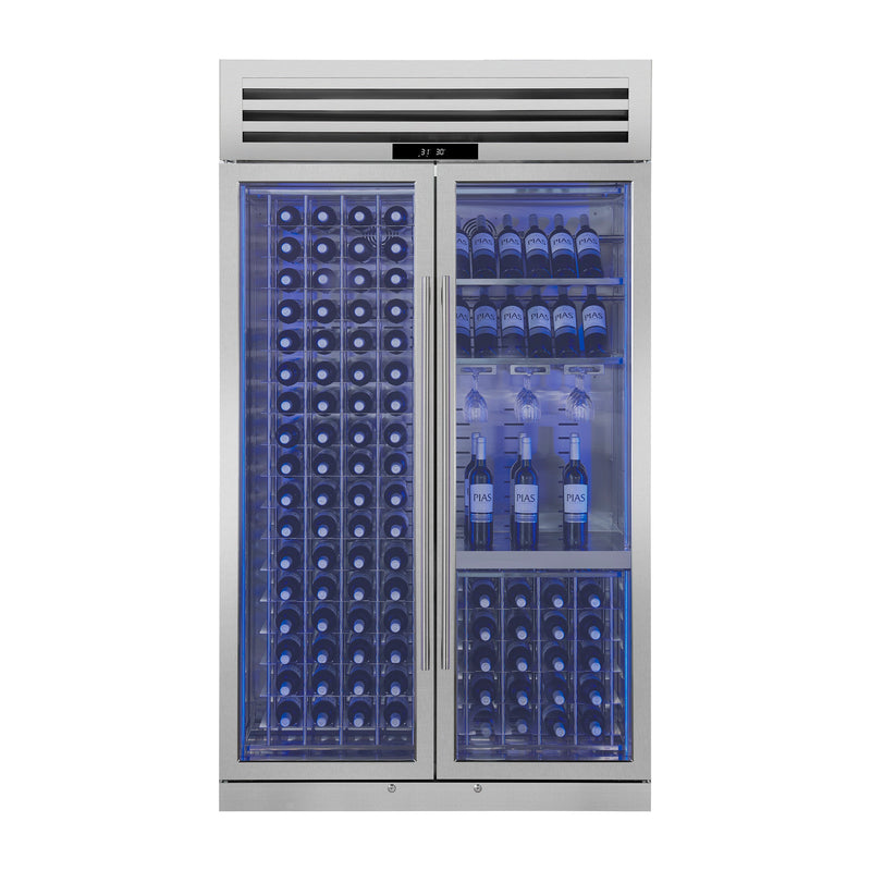 Forno FWCDR6680-48S 48 in. Dual Zone Wine Cooler
