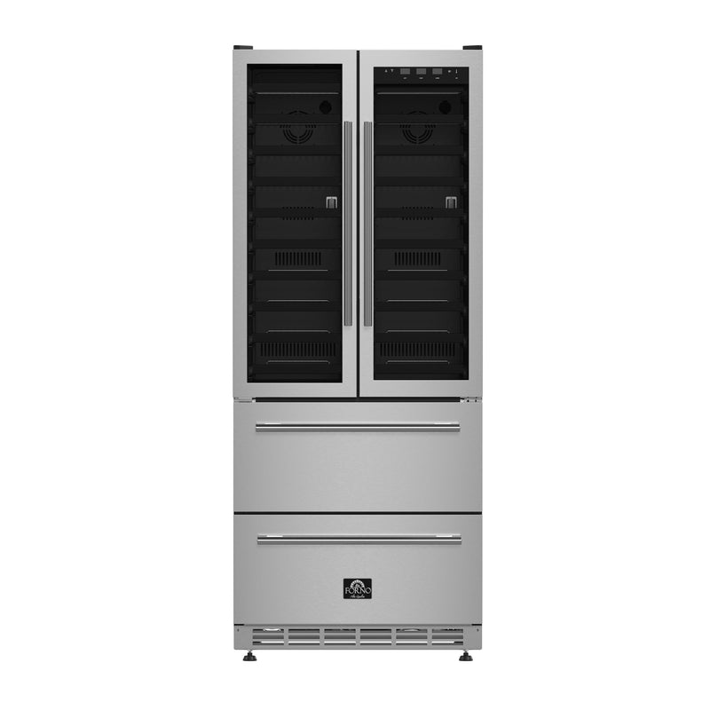 Forno FWCDR6635-32S 32 in. Wine Cooler in Stainless Steel