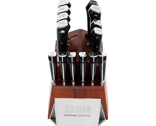 ZLINE 15-Piece Professional German Steel Kitchen Knife Block Set (KSETT-GS-15) Zline