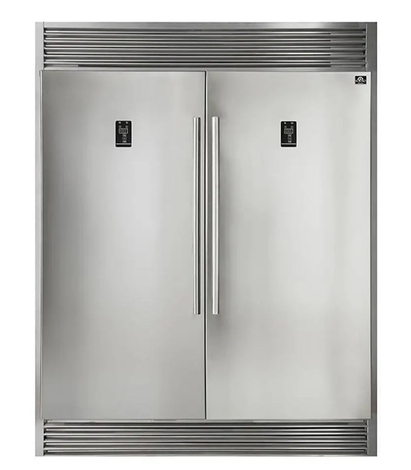 Forno Pro-Style Refrigerator and Freezer - 2 x 28-Inch - 27.6 cu.ft (FFFFD1933-6 Forno