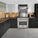 Forno 36-Inch Galiano Gas Range with 6 Burners and Gas Convection Oven (FFSGS624
