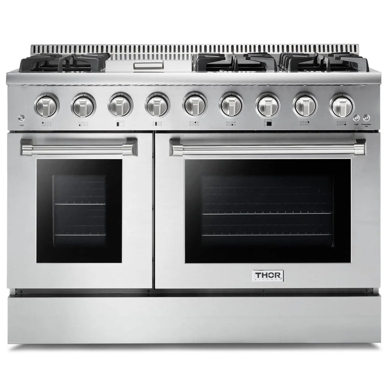 Thor Kitchen 48-Inch 6.7 cu. ft. Professional Gas Range in Stainless Steel with Thor