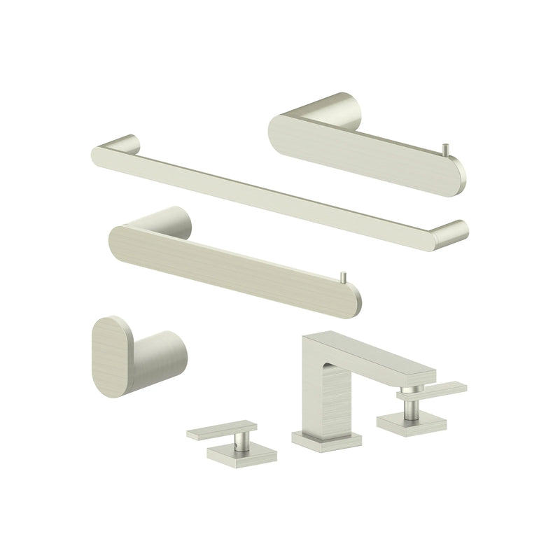 5 Piece Bathroom Faucet and Accessory Bundle(5BP-CBYACCF-BN) ZLINE Kitchen and Bath