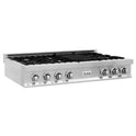 ZLINE 48 in. Classic Gas Rangetop with 8 Burners and Porcelain Cooktop in Stainless Steel (RT48)