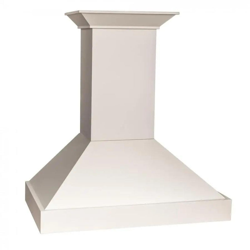 ZLINE 30" Ducted Wooden Wall Mount Range Hood in Cottage White (KBTT-30) Zline