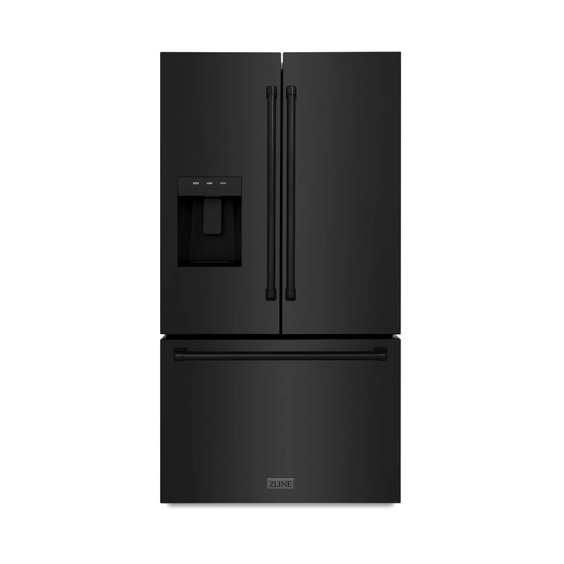 ZLINE 36 in. 28.9 cu. ft. Standard-Depth French Door External Water Dispenser Re ZLINE Dealers