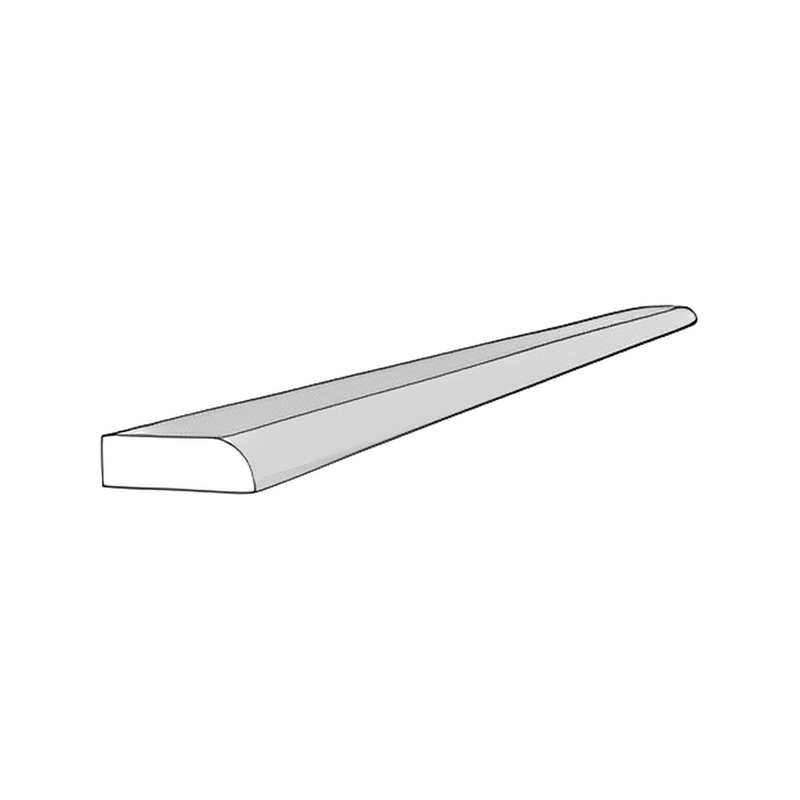 Matte Black Shaker Scribe Molding — cabinet drawing