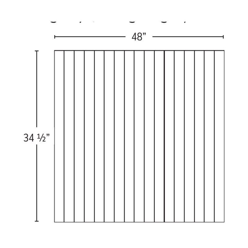Forevermark beaded board panel — catalog drawing