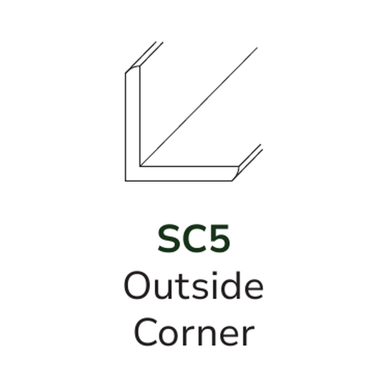 Forevermark SC5 outside corner molding
