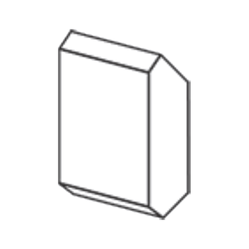Classic White Shaker 3 inch Flat Crown Molding (CM3-FLAT)