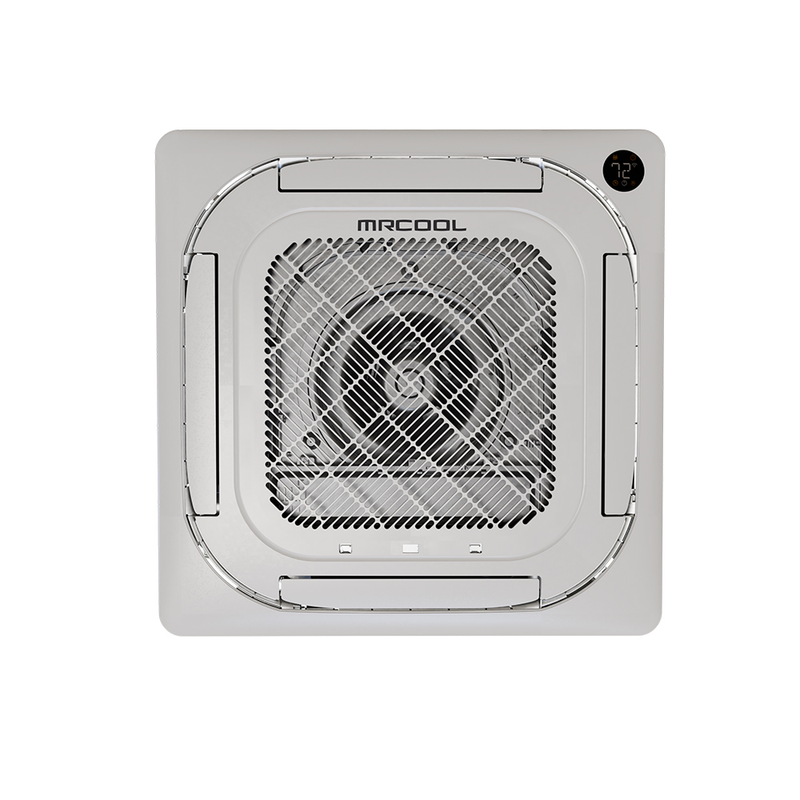 MRCOOL Olympus 9,000 BTU 3/4 Ton Ductless Mini-Split Ceiling Cassette with Panel - 230V/60Hz (CASSETTE09HP-230C-P-O)