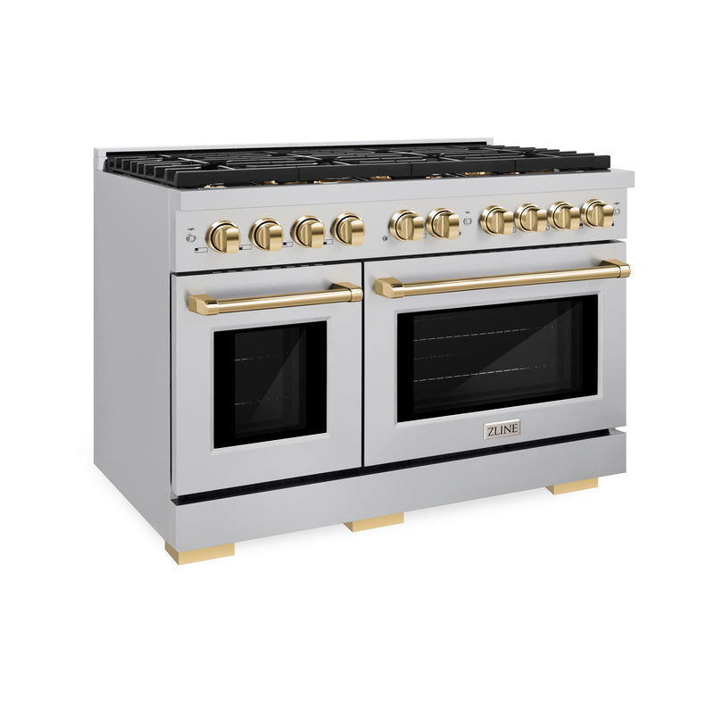 ZLINE SGRZ-48-G Autograph Edition 48 in. Gas Range in Stainless Steel
