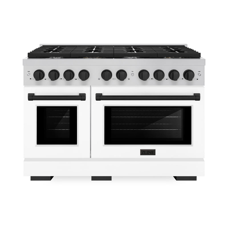 ZLINE SGRZ-WM-48-MB Autograph Edition 48 in. Gas Range in Stainless Steel