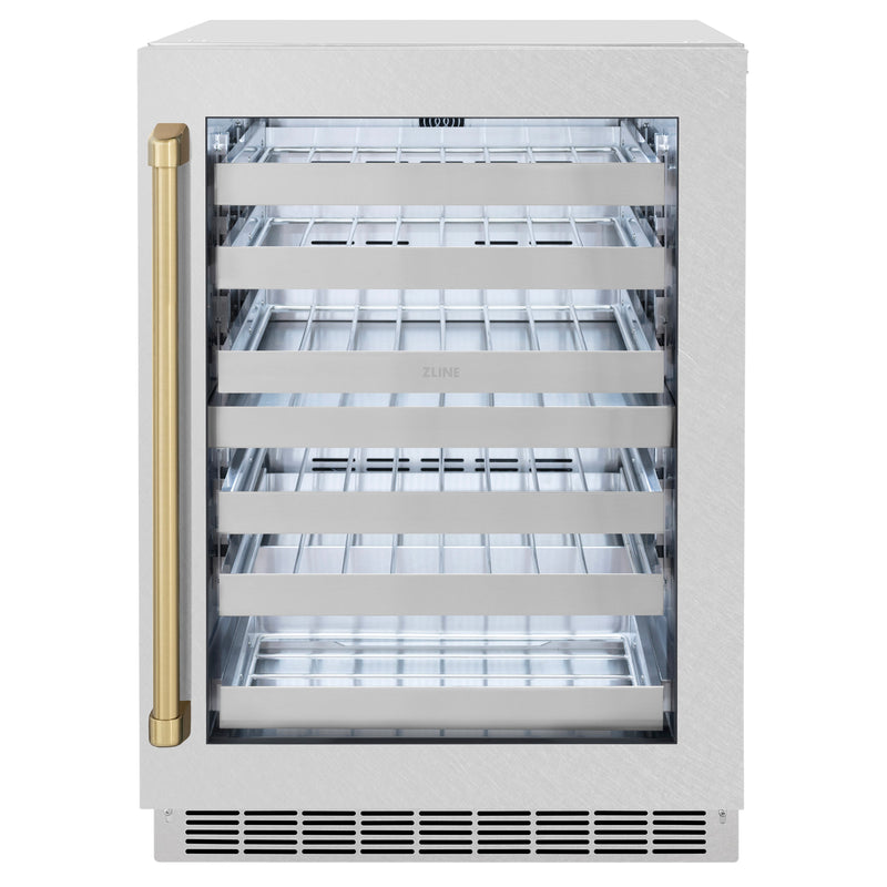 ZLINE RWDOZ-SN-24-CB Autograph Edition 24 in. Wine Cooler in Panel Ready