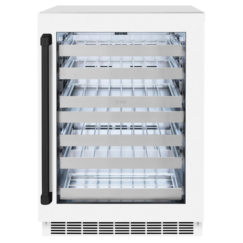 ZLINE RWDOZ-WM-24-MB Autograph Edition 24 in. Wine Cooler in Panel Ready