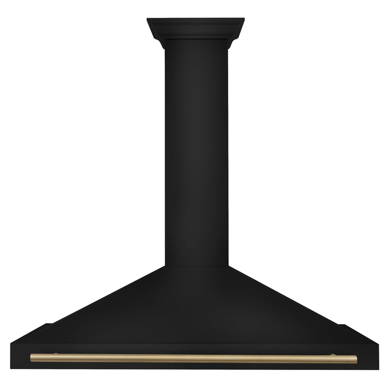 ZLINE BSKB4Z-48-CB Autograph Edition 48 in. Wall Mount Range Hood in Black Stainless Steel