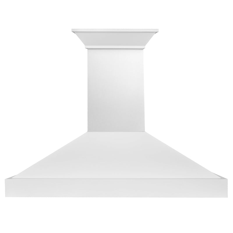 ZLINE KBWW-48 48 in. Wall Mount Range Hood in Wood/White