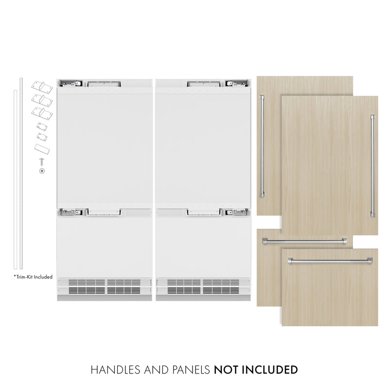 ZLINE RBIT-72 72 in. French Door Refrigerator in Panel Ready