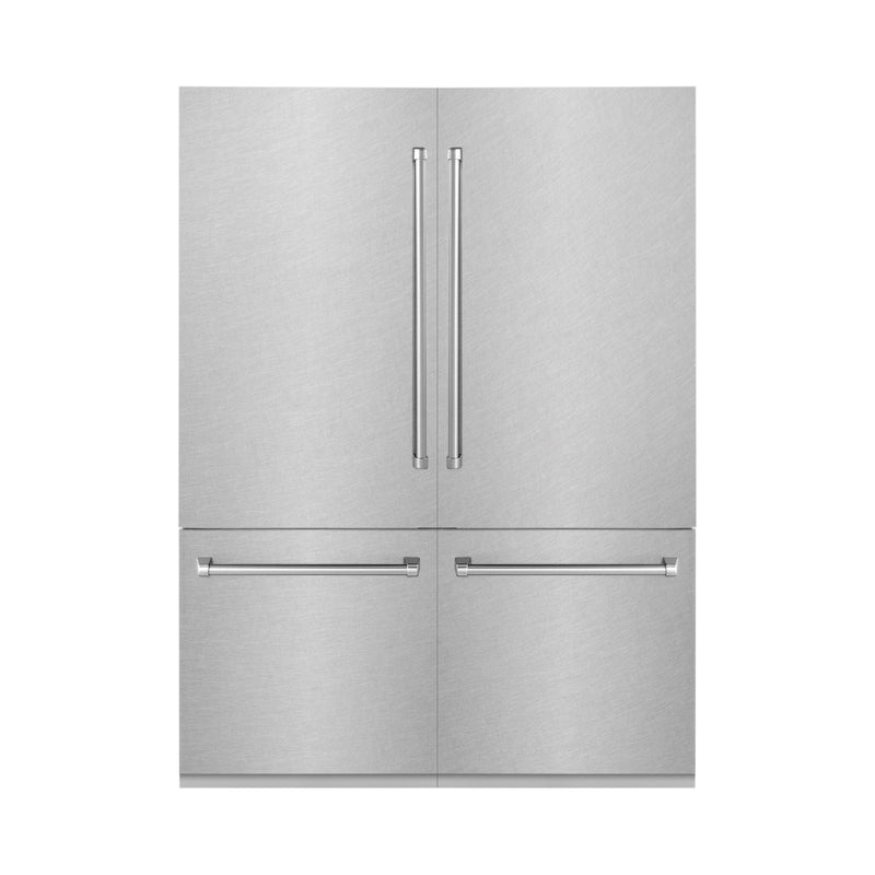 ZLINE RBIV-SN-60 60 in. French Door Refrigerator in Panel Ready