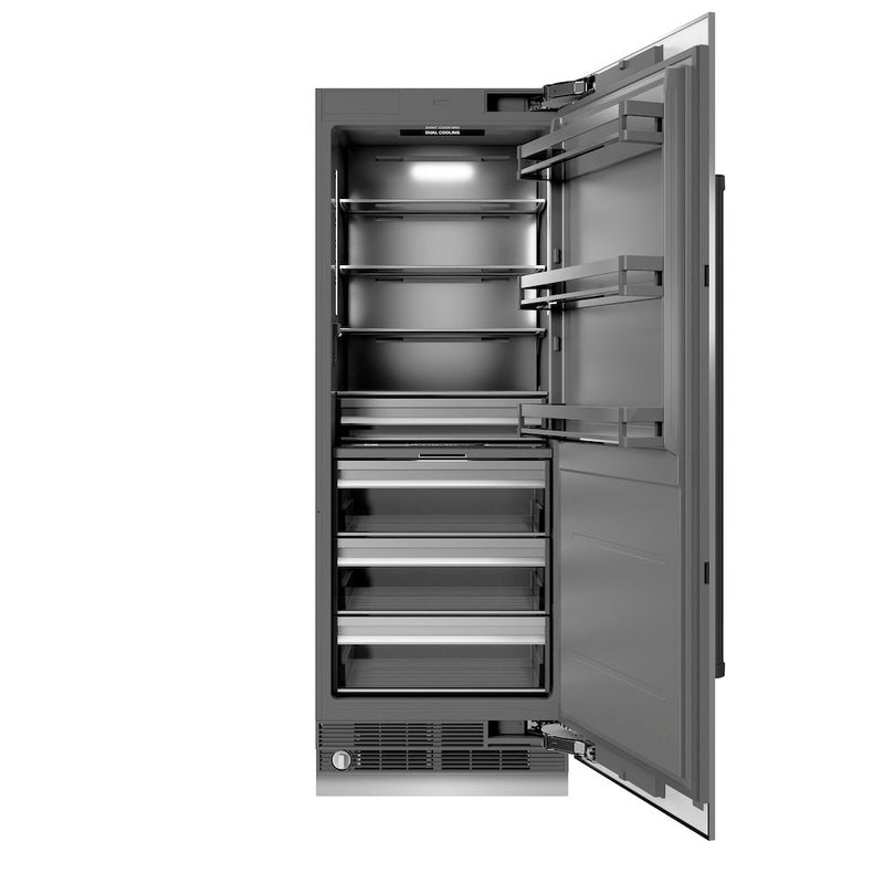ZLINE RCRVZ-30430-MB Autograph Edition 30 in. Column Refrigerator in Panel Ready