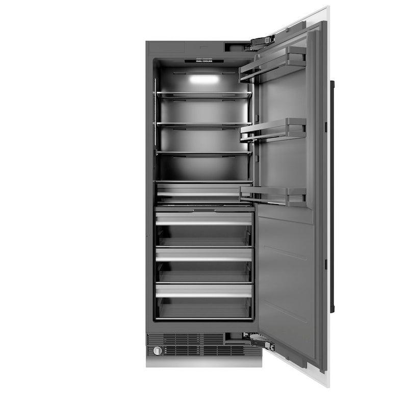 ZLINE RCRVZ-WM-30-MB Autograph Edition 30 in. Column Refrigerator in Panel Ready