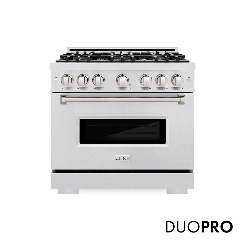ZLINE PCGRS-36 36 in. Gas Range in Satin Stainless Steel