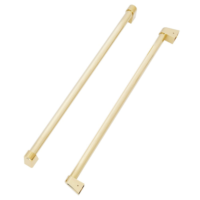 ZLINE Set for Built in Refrigerators of Four 36 In. Autograph Edition Refrigerator Handles in Polished Gold (RFMHZ-36-G) ZLINE
