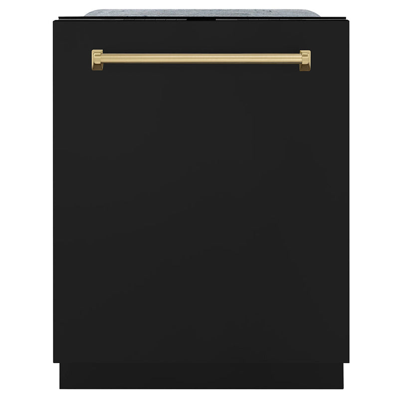 ZLINE DWMTZ-BLM-24-CB Autograph Edition 24 in. Dishwasher in Panel Ready