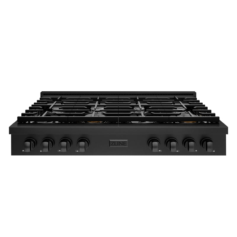 ZLINE SRTB-48 48 in. Rangetop in Black Stainless Steel