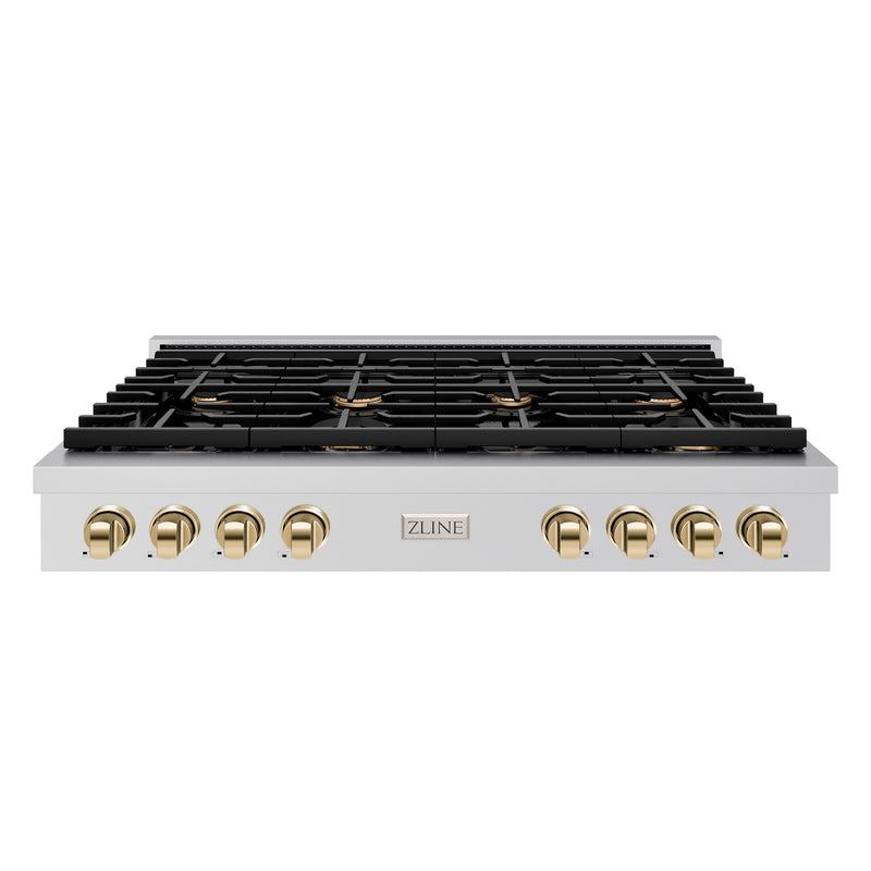 ZLINE SRTZ-48-G Autograph Edition 48 in. Rangetop in Stainless Steel