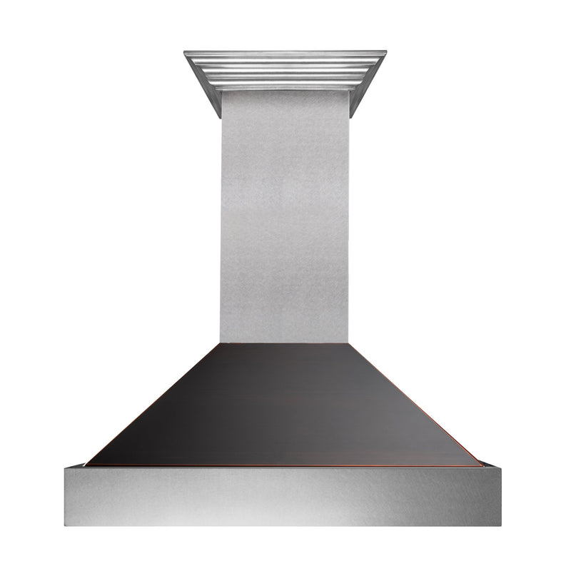 ZLINE 8654ORB-36 36 in. Wall Mount Range Hood in Satin Stainless Steel