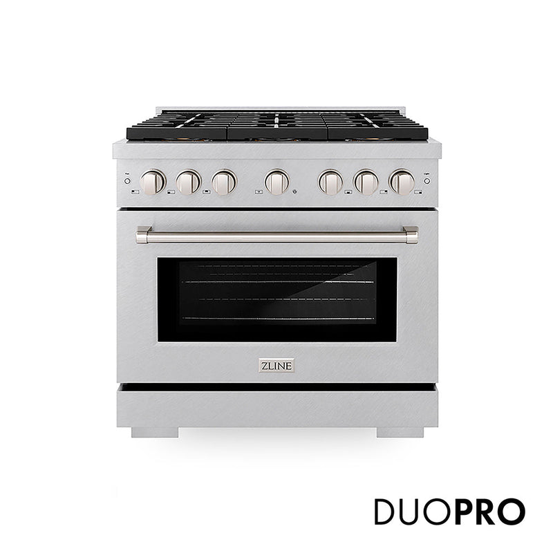 ZLINE PSGRS-36 36 in. Gas Range in Satin Stainless Steel