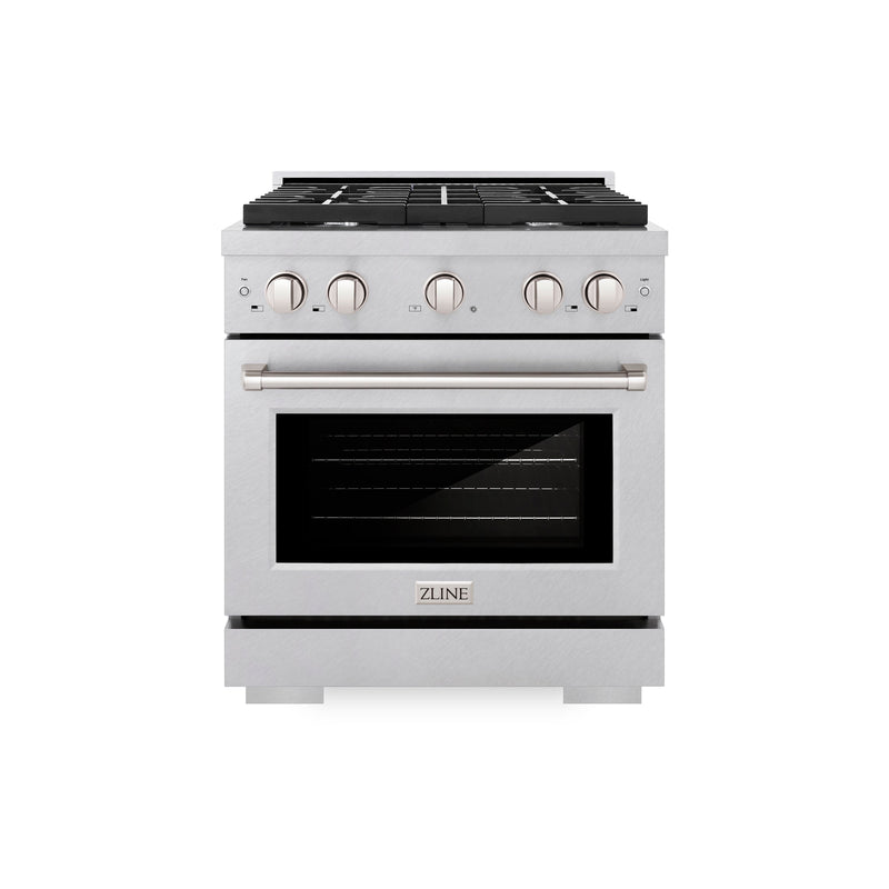 ZLINE SGRS-30 30 in. Gas Range in Satin Stainless Steel