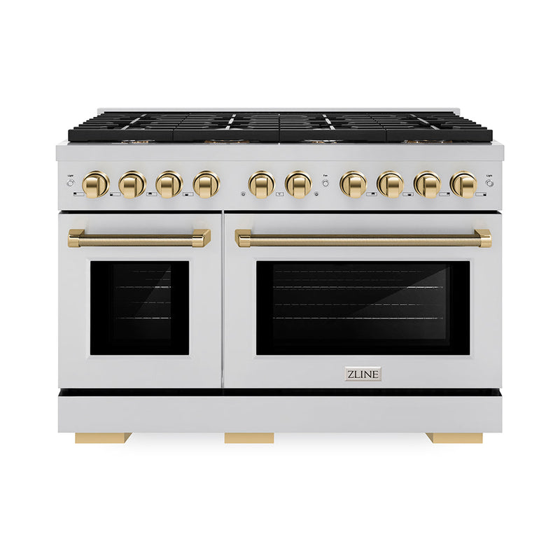 ZLINE SGRZ-48-KG Autograph Edition 48 in. Gas Range in Stainless Steel