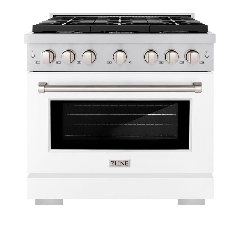 ZLINE SDR-WM-36 36 in. Dual Fuel Range in Stainless Steel