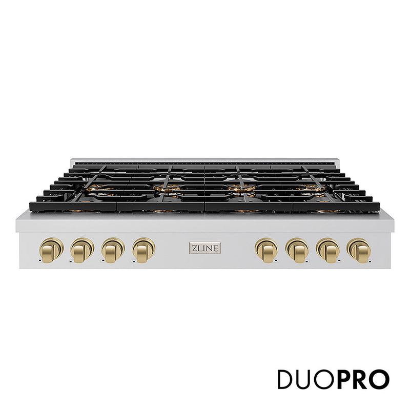 ZLINE PSRTZ-48-CB Autograph Edition 48 in. Gas Rangetop in Stainless Steel
