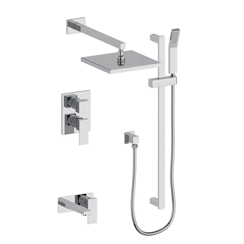 ZLINE BLS-SHS16-CH 16 in. Shower System in Chrome