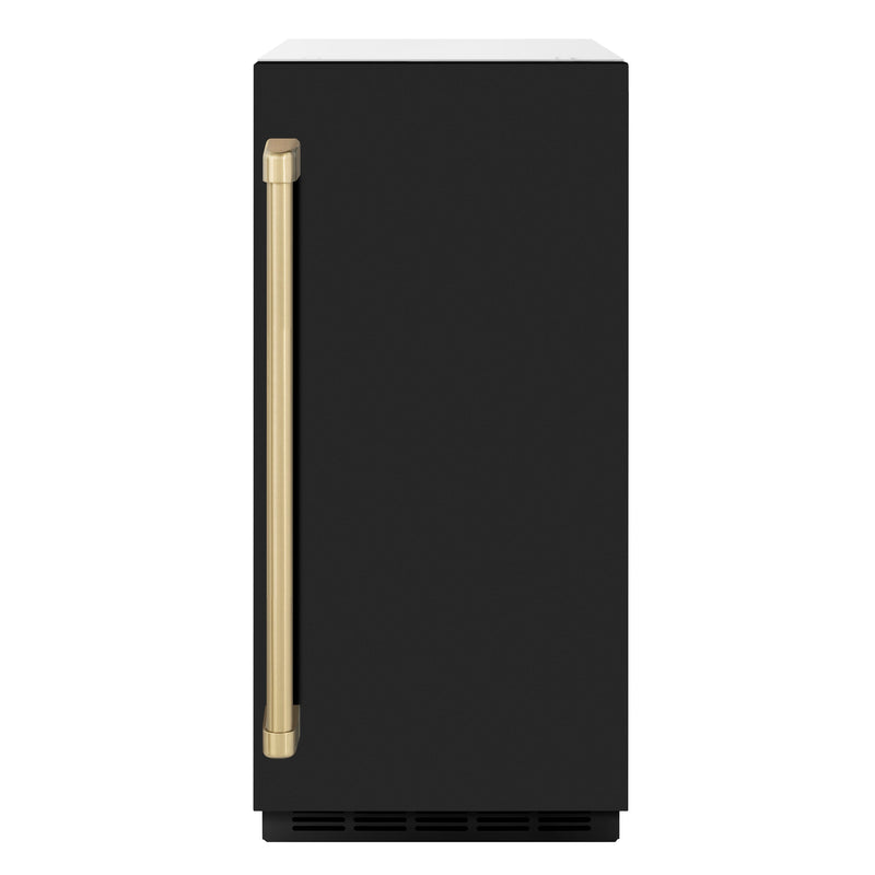 ZLINE IGMDZ-BLM-15-CB Autograph Edition 15 in. Ice Maker in Panel Ready