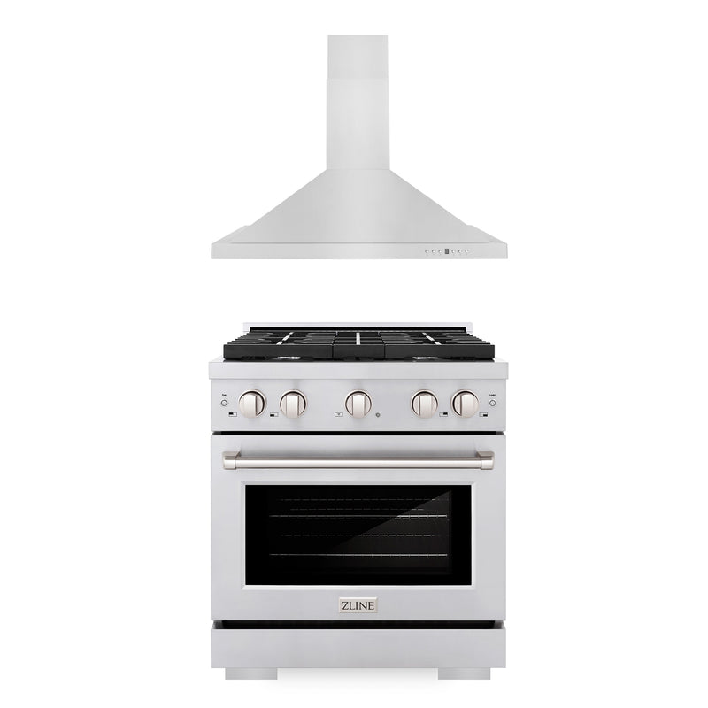 ZLINE 2KP-SGRRH30 30 in. Appliance Package in Stainless Steel